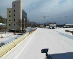 日田の雪景色