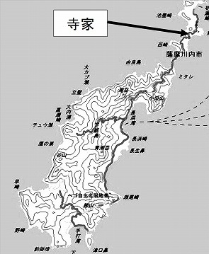 寺家の地図